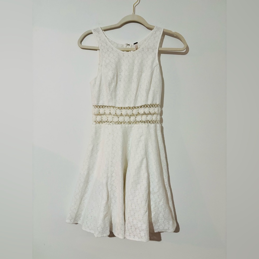 Free People White Mini Dress